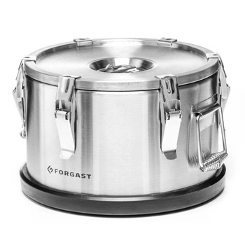 10 litrová nízká ocelová termoska | FORGAST FG05010