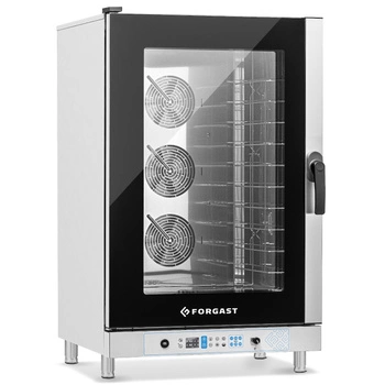 Elektrický konvektomat 10 GN 1/1 nebo 10 zásobníků 60x40 cm, 15.8 kW | FORGAST FG09521