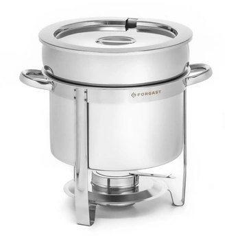 Kulatý ohřívač na polévku 7 l na palivo | FORGAST FG03107