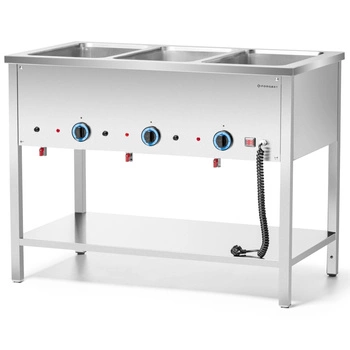 Volně stojící elektrická tříkomorová bain-marie 3xGN1/1 | FORGAST FG09463