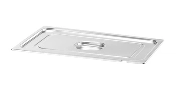 Ocelové víko pro GN 1/1 PROFI LINE s výřezem pro naběračku HENDI 805107