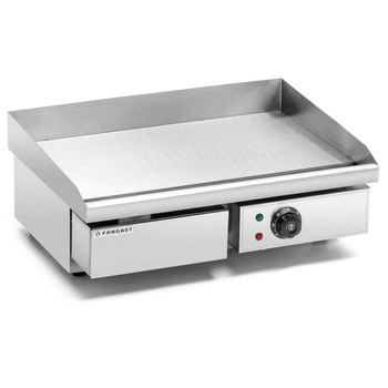 Elektrická grilovací deska, hladká, 50x35 cm, 3 kW | FORGAST FG09103