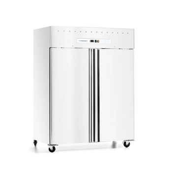 Mrazicí skříň 2-dveřová GN 2/1 1476 l, lakovaná, bílá | FORGAST FG08216