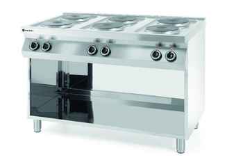 Šestiplotýnkový elektrický sporák Kitchen Line | HENDI 226230