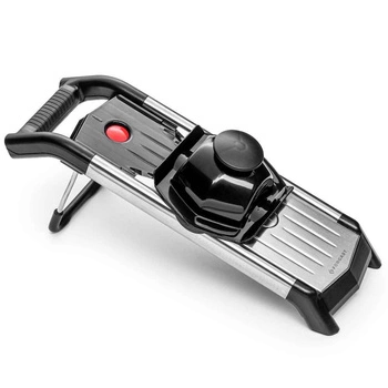 Ruční kráječ, (mandolína) na krájení na plátky a nudličky Julienne, 5 vyměnitelných čepelí | FORGAST FG10016