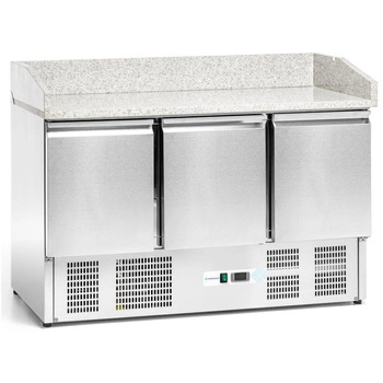 Chladicí stůl 3-dveřový na pizzu 400 l | FORGAST FG07303