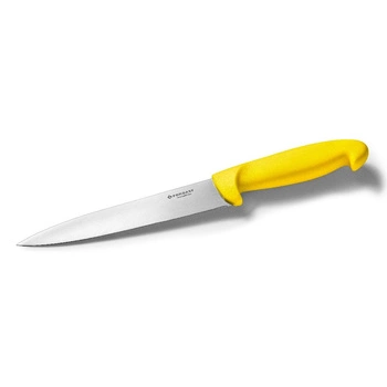 Žlutý kuchyňský nůž HACCP 18 cm dlouhý FORGAST FG01845