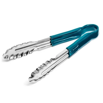 Servírovací kleště HACCP, zelené, 24 cm | FORGAST FG11122