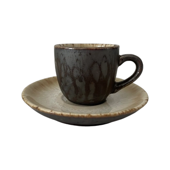 Šálek Bel 100 ml s podšálkem 11 cm Still Cristall dolomit | KERA KERAMIKA 2.3.3.DOLOMIT