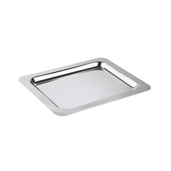 Podnos FPROFI LINE, leštěný, z nerezové oceli, 32.5x26.5x2 cm | APS 12100