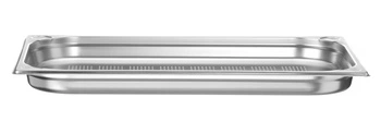 KITCHEN LINE 4 cm hluboký perforovaný nerezový hrnec GN 1/1 perforovaný | HENDI 807118