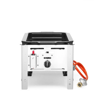Plynová pánev Grill Master MINI, plynová, 4,6 kW, 29x48 cm | HENDI 154601