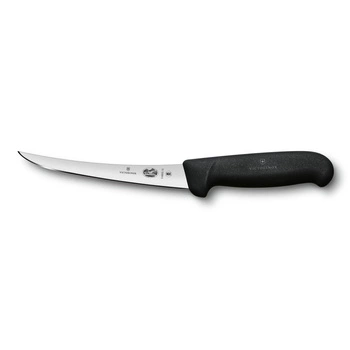 Černý vykosťovací nůž FIBROX - délka čepele 15 cm | VICTORINOX 5.6603.15