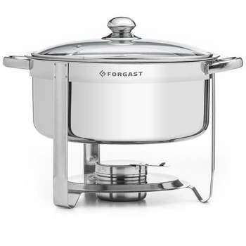 Kulatý ohřívač 7,5 l na palivo se skleněnou poklicí | FORGAST FG03275V1