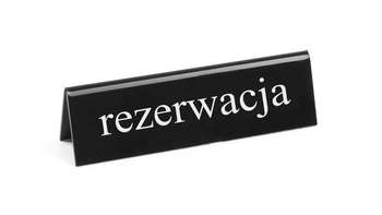Rezervační informace podpis HENDI 663523