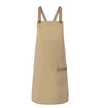 Zástěra Urban-Look X-Style pruhovaná vázaná s kapsou stone grey | KARLOWSKY LS 38-85-Stck