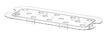 Odtok pro kontejnery GN 1/3 z polykarbonátu | HENDI 868553