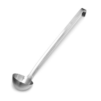 Naběračka monoblok 70 ml, nerezová ocel, průměr 6,5 cm, délka 32 cm | FORGAST FG11065