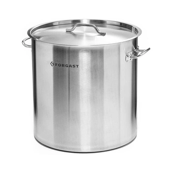Vysoký hrnec z nerezové oceli s poklicí, 98 l, průměr 50 cm | FORGAST FG02098