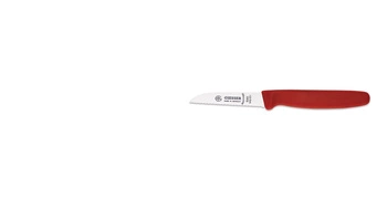 Nůž na zeleninu s vlnitým ostřím - 8 cm, červený | GIESSER MESSER 8305 wsp 8 r