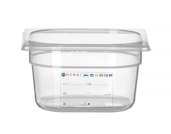 HACCP polypropylen GN 1/6 hrnec 10 cm hluboký HENDI 880470