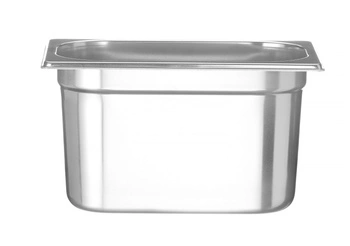 GN 1/4 hrnec 15 cm hluboký z nerezové oceli PROFI LINE | HENDI 801611