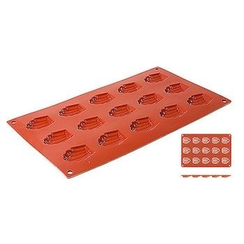 Silikonová forma na pečení Madeleine 4,4x3,4 cm | CONTACTO 6637/415