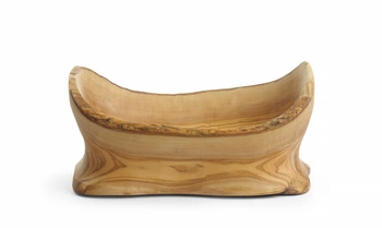 Miska z olivového dřeva na prezentaci pokrmů o průměru 12 cm HENDI 505366