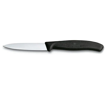 Švýcarský nůž na zeleninu Swiss Classic černý délka čepele 8 cm | VICTORINOX 6.7603