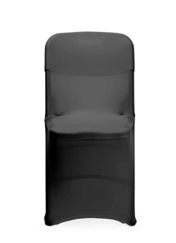 Potah na cateringovou židli, černý 54x44x84 cm | HENDI 816370
