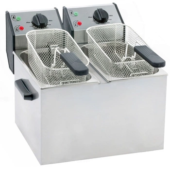 Elektrická fritéza dvoukomorová, 2x5 l, 2x3.2 kW | ROLLER GRILL FD50D