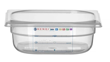HACCP polypropylen GN 1/6 hrnec 6,5 cm hluboký HENDI 880487
