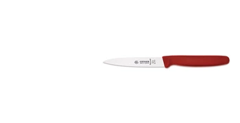 Loupací nůž - 10 cm, červený | GIESSER MESSER 8315 sp 10 r