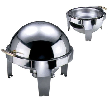 Stolní ohřívač jídel roll-top kulatý, 6,8 l | CONTACTO 7074/742