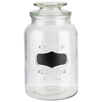 Skladovací dóza s tabulkou 12x21 cm, 1.5 l | APS 82267