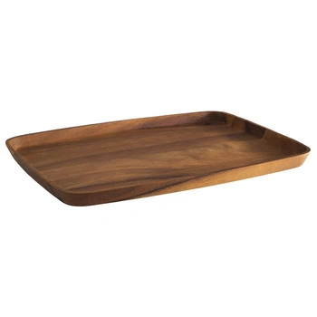 Servírovací prkénko z akáciového dřeva, hnědé, 35x25x2 cm | APS 899