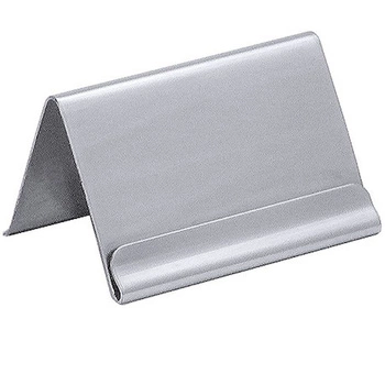 Stojánek na karty z nerezové oceli, 5.9 cm, 2.5 cm | CONTACTO 303/035