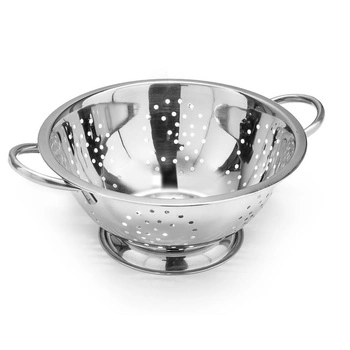 Cedník s držadly, 34 cm, výška 16 cm | FORGAST FG02722