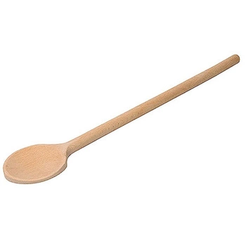 Dřevěná kulatá lžíce na teflonové pánve, délka 32 cm | CONTACTO 833/032
