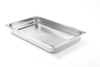 Nádoba GN 1/1 hluboká 6,5 cm z nerezové oceli PROFI LINE PERFORATED | HENDI 802236