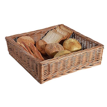 Koš na pečivo čtvercový, polypropylen 35x35x10 cm | CONTACTO 4881/350