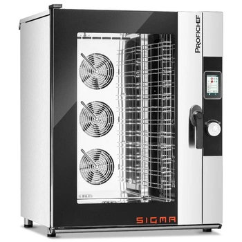 Elektrická konvektomata Sigma 12 GN 1/1, elektronické ovládání, 15,7 kW, 400 V | PROFICHEF PCS11012