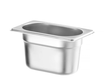 GN 1/9 hluboký 10 cm kontejner z nerezové oceli BUDGET LINE | HENDI 800737
