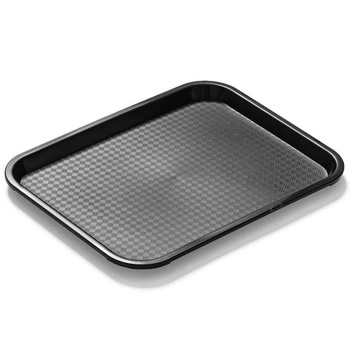 Tác na rychlé občerstvení černý 35x25 cm | FORGAST FG12503