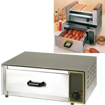 Ohřívač na housky, 0,7 kW, 54,5x46x22 cm | ROLLER GRILL CB20