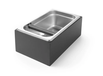 Odklepávač na kávovou sedlinu v dřevěném pouzdře, 27.5x17.5x11 cm | HENDI 208380