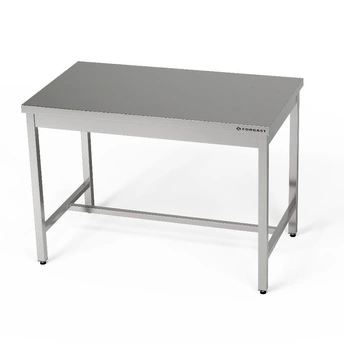 Nerezový centrální pracovní stůl 100x80x85 cm | FORGAST