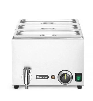 Bemar RANGER s vypouštěcím kohoutem, 3 x GN 1/3, 1 kW, 230 V | HENDI 238868