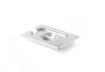 KITCHEN LINE GN 1/9 ocelové víko s výřezem pro naběračku HENDI 806975