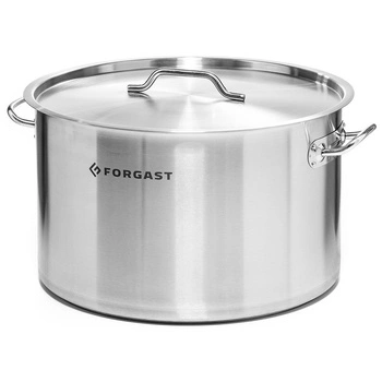 Střední hrnec z nerezové oceli s poklicí, 23 l, průměr 35 cm | FORGAST FG02023